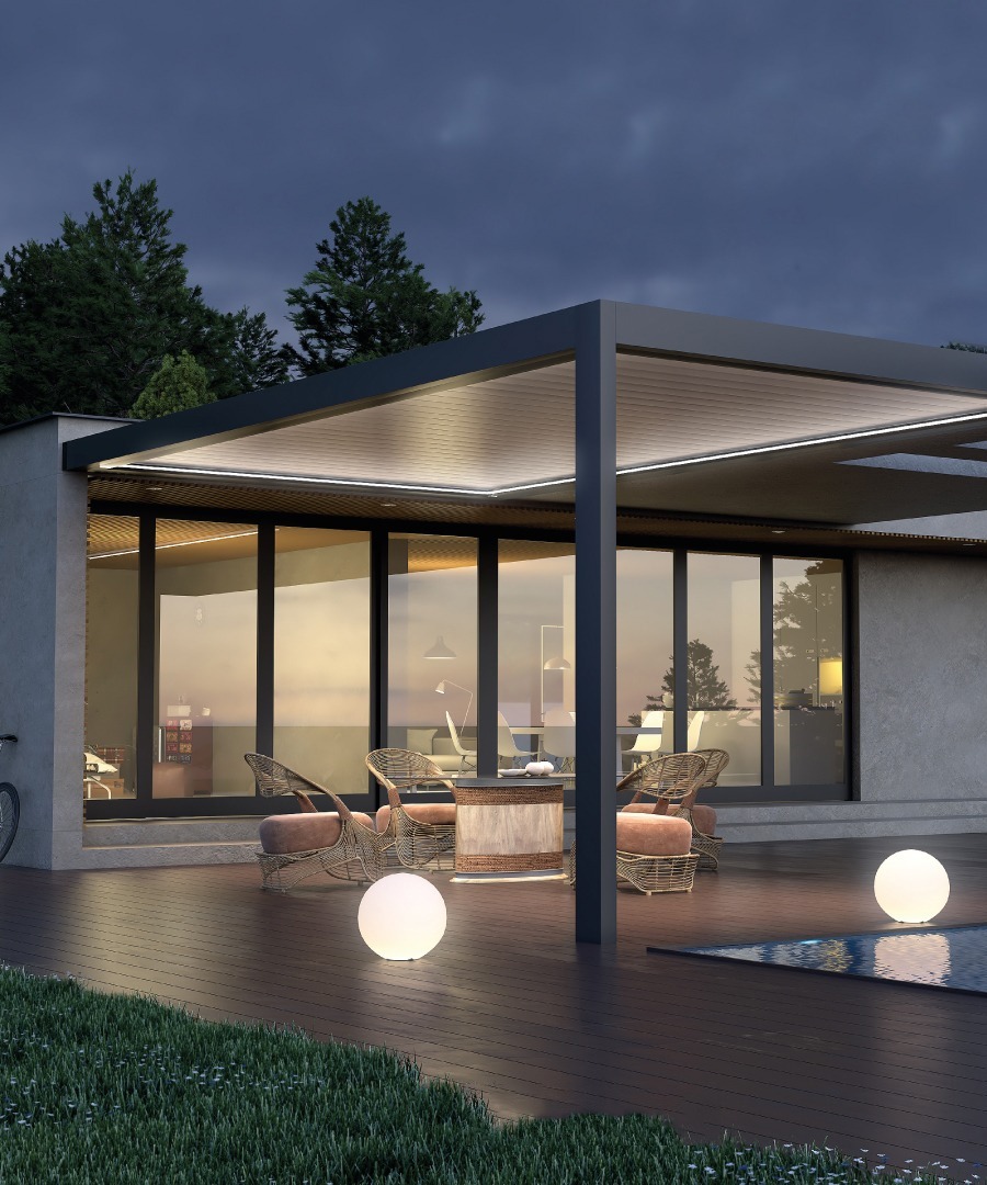 פרגולות אלומיניום חשמליות